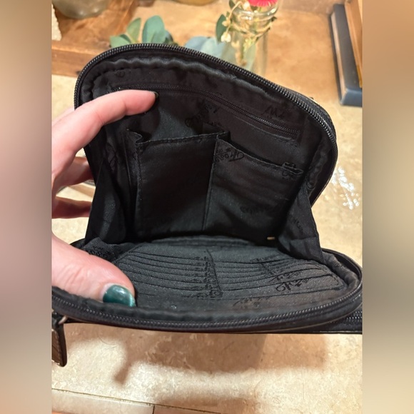 Vintage Fossil Embossed Crocodile Leather Crossbody Bag! - Picture 5 of 13